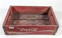Painted wood Coca-Cola case