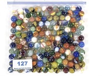 Lot of 149 Miniature Marbles