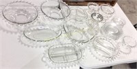 Lot: 23 pieces Heisey Lariat glassware