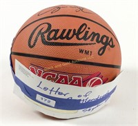 Basketball with Quin Snyder autograph and COA