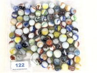 Lot of 100 Agate Style Marbles