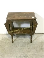 Small Pine Magazine Rack/Side Table