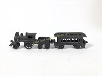 Two Piece Cast-Iron Toy Train, 10 Inches Long