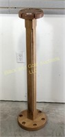 4 Foot Tall Oak Fishing Pole Holder