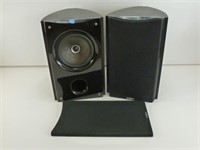 * Pair of Insignia Bookshelf Speakers - Works