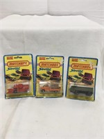 Three Carded 1976 Matchbox Toys