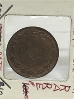 1891 Canadian. Large Cent