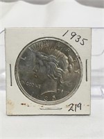 1935 Unc Peace Dollar