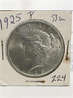 1925 BU Peace Dollar