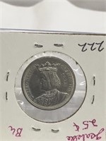 Unc 1893 Isabella Silver Quarter