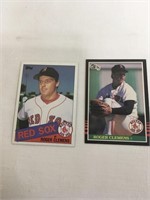 1985 Roger Clemons Rookie Cards