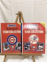 Cubs, Yankees, Red Sox,, A’s, and Mets Card Books