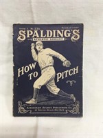 1912 Spalding’s How to Pitch Book