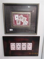 2 - Framed Poker Room Art
