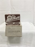 1990 Topps Baseball Set with Traded