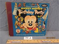 1953 Walt Disney Mickey Mouse Birthday Party Book