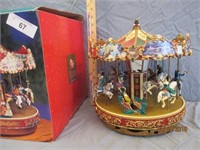 1997 Village Square Carousel  " Needs AC Cord"