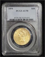 $10 LIBERTY U.S. GOLD COIN (1966-1907)