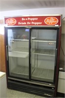 Dr Pepper double sliding door reach in