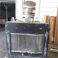 Fire place stove  w/wood  insert