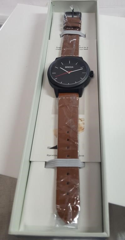 Mens Dress Watch Leather New