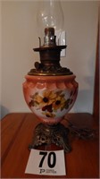 OLD GONE WITH THE WIND STYLE LAMP MISSING SHADE