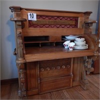 1800s ERA ORGAN CONVERTED TO DESK INCLUDES STOOL