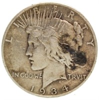 1934-S Peace Silver Dollar *Key Date