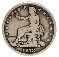 Rare 1878-S Seated Liberty Trade Silver Dollar