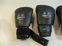 Paire gants de boxe d'entrainement 14 oz taille L