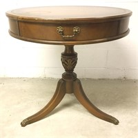 Imperial Leather Top Drum Table