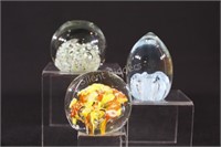 Clear Colorful Round Decorative Paper Weights