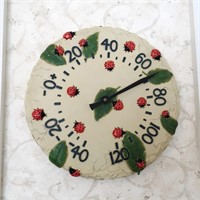 Lady Bug Garden Thermometer