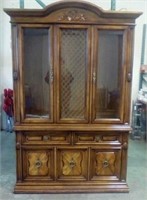 White Fine Furniture lighted china cabinet