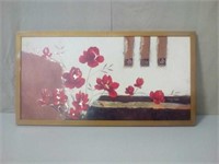 Gold framed floral picture