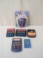 Lot of 6 handheld electronic slot machine games
