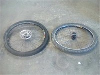 Lot of 2 - 26" bicycle tires