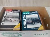 Lot of Chilton auto repair manuals
