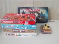 Lot of games and playing cards