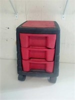 Pit crew rolling stool with tool storage