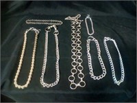 Lot of dog chains
