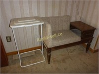 Telephone Table and Bag Holder