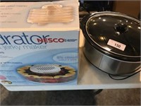 Hamilton Beach crockpot and Nesco Dehydrator