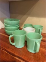Fireking mugs/cups and small bowls