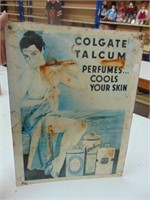 Colgate Talcum Tin Sign