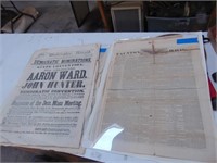Antique Newspapers Some in Plastic Sleeves