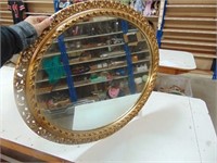 Beautiful Wooden Framed Wall Mirror Made In Italy