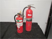 Fire extinguisher pair