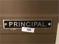 Principal Door Sign