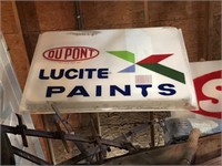 Lucite Paints Sign